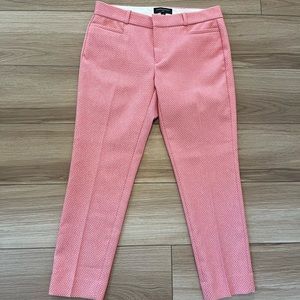 Banana Republic pink capri business slacks